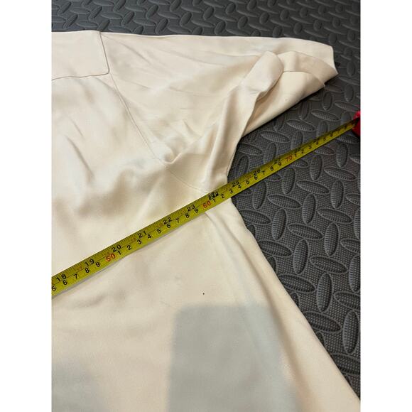 Tommy Bahama Vintage Mens Beige Silk‎ Embroidered Button Up Tiki Shirt XL Surf - Picture 6 of 9